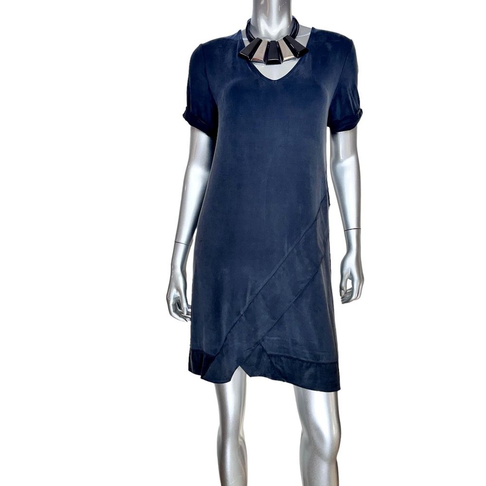 Anthropologie Dolan Black Left Coast Collection Shift Dress S